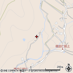 兵庫県猪名川町（川辺郡）槻並（大仁部）周辺の地図