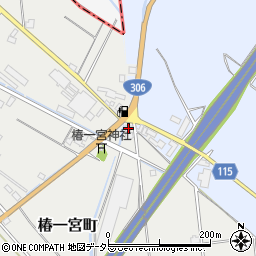 椿一宮町公民館周辺の地図