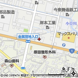 ライト工業株式会社　静岡営業所周辺の地図