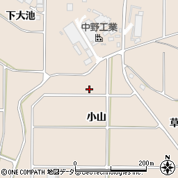 愛知県知多郡阿久比町草木小山136周辺の地図