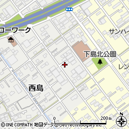 静岡県静岡市駿河区西島142周辺の地図