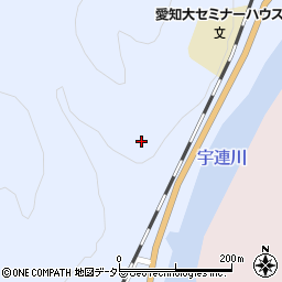 愛知県新城市富栄甚居貝津周辺の地図