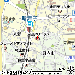 友田クリニック周辺の地図