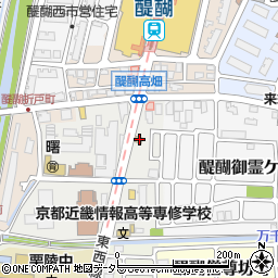 京都府京都市伏見区醍醐大構町15-5周辺の地図