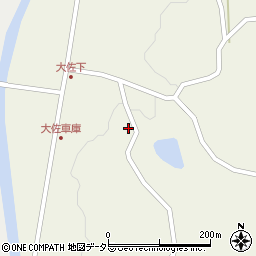 広島県庄原市西城町大佐581周辺の地図
