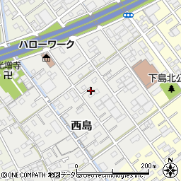 静岡県静岡市駿河区西島202周辺の地図