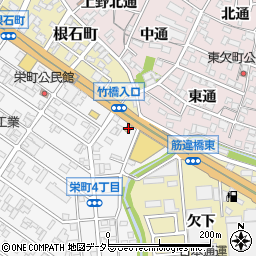 すき家１国岡崎栄町店周辺の地図