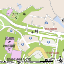 愛知県岡崎市高隆寺町峠周辺の地図