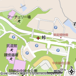 愛知県岡崎市高隆寺町（峠）周辺の地図