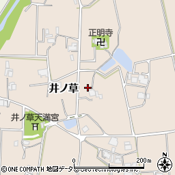 兵庫県三田市井ノ草387周辺の地図