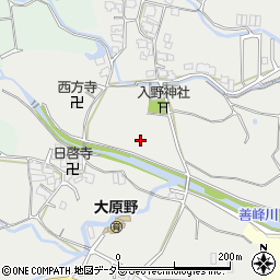 京都府京都市西京区大原野上羽町周辺の地図