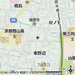 京都府向日市寺戸町東野辺58周辺の地図