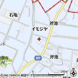 愛知県知多郡阿久比町板山イモジヤ13周辺の地図