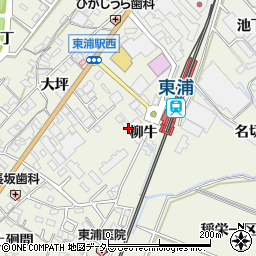 愛知県知多郡東浦町藤江柳牛32周辺の地図