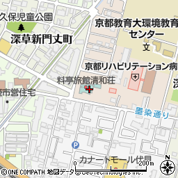 伏見 清和荘周辺の地図