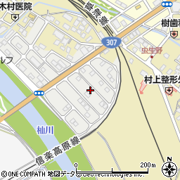 滋賀県甲賀市水口町虫生野虹の町38周辺の地図
