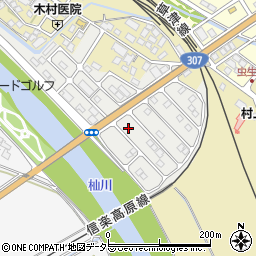 滋賀県甲賀市水口町虫生野虹の町77周辺の地図