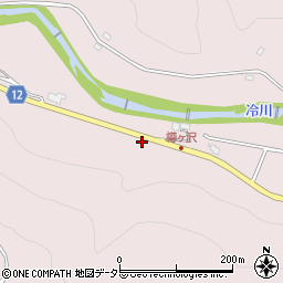静岡県伊豆市冷川461周辺の地図