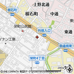 ローソン岡崎栄町店周辺の地図