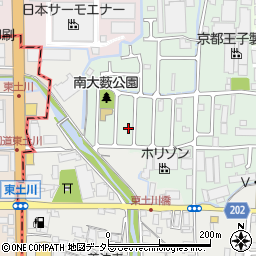 京都府京都市南区久世大藪町489周辺の地図