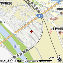 滋賀県甲賀市水口町虫生野虹の町37周辺の地図