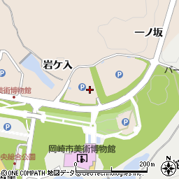 愛知県岡崎市高隆寺町岩ケ入周辺の地図