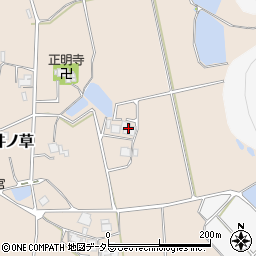 兵庫県三田市井ノ草425周辺の地図