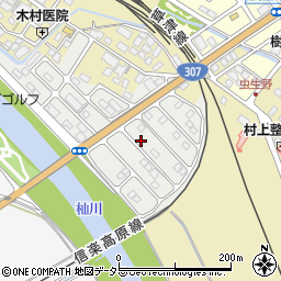 滋賀県甲賀市水口町虫生野虹の町53周辺の地図