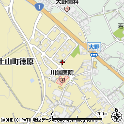 滋賀県甲賀市土山町徳原周辺の地図