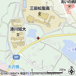兵庫県三田市四ツ辻1077周辺の地図