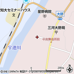 愛知県新城市大野久羅下30周辺の地図