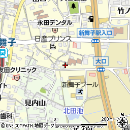 愛知県知多市新舞子大口49-1周辺の地図