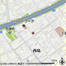 静岡県静岡市駿河区西島211-8周辺の地図
