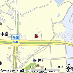 愛知県知多郡阿久比町福住脇周辺の地図