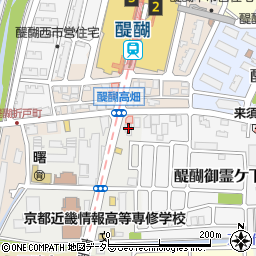 京都府京都市伏見区醍醐大構町16周辺の地図