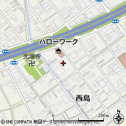 静岡県静岡市駿河区西島236周辺の地図