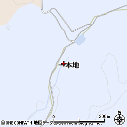愛知県岡崎市小美町一本地周辺の地図