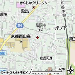 京都府向日市寺戸町東野辺63周辺の地図