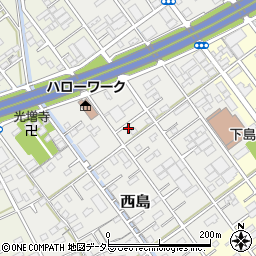 静岡県静岡市駿河区西島211-11周辺の地図