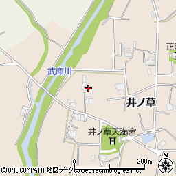 兵庫県三田市井ノ草62-2周辺の地図