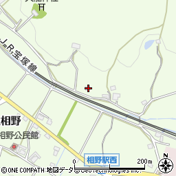 兵庫県三田市上相野125周辺の地図