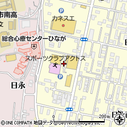 三重県四日市市日永西3丁目27周辺の地図