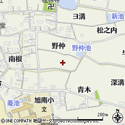 愛知県知多市金沢周辺の地図