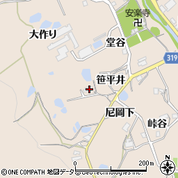 兵庫県川辺郡猪名川町笹尾笹平井34周辺の地図