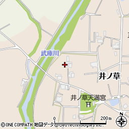 兵庫県三田市井ノ草960周辺の地図