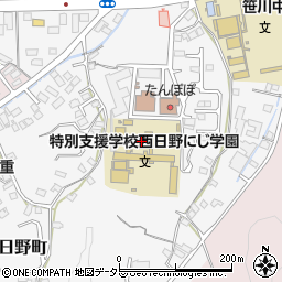 三重県立特別支援学校西日野にじ学園訪問周辺の地図