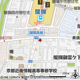 京都府京都市伏見区醍醐大構町13周辺の地図