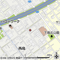 静岡県静岡市駿河区西島139-12周辺の地図
