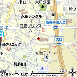 愛知県知多市新舞子大口49-7周辺の地図