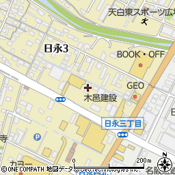 フィットイージー　四日市日永店周辺の地図